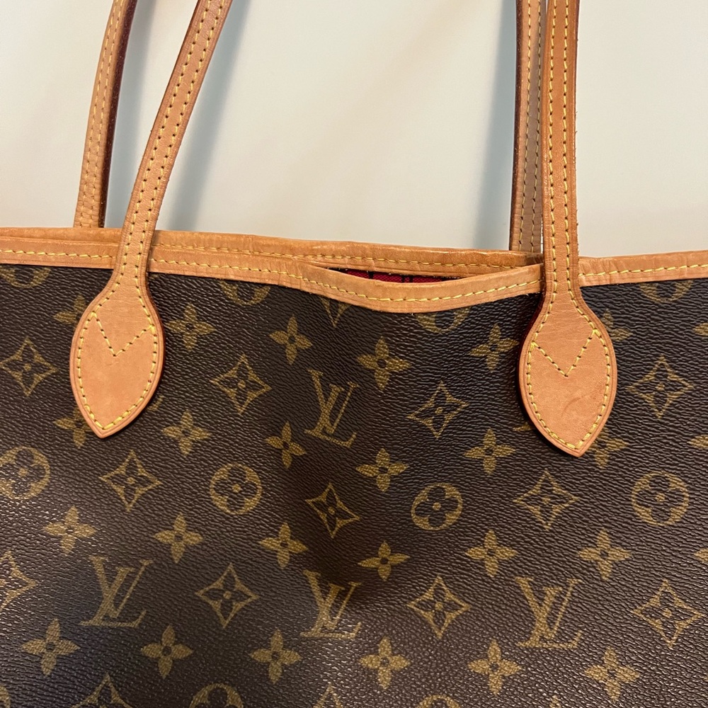 Louis Vuitton Brown Monogram Tote - Picture 4 of 8